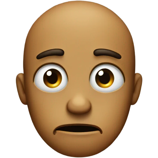 Sad emoji with peace sign  emoji