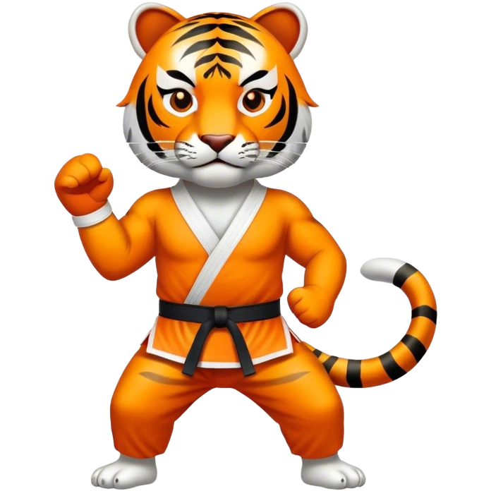 Karate tiger emoji