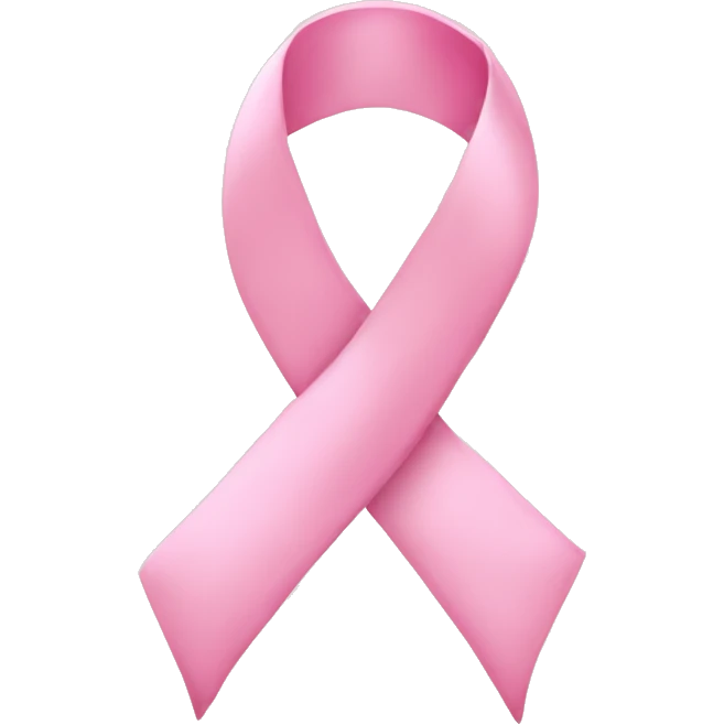 light pink ribbon emoji