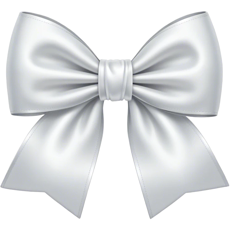 white bow emoji