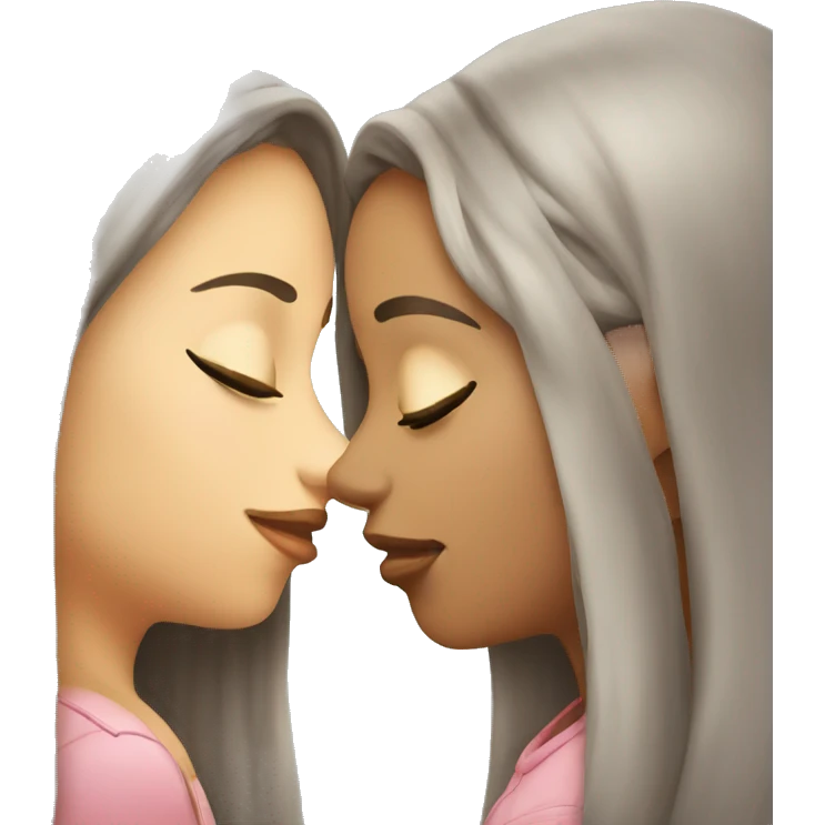 Girl kiss girl emoji