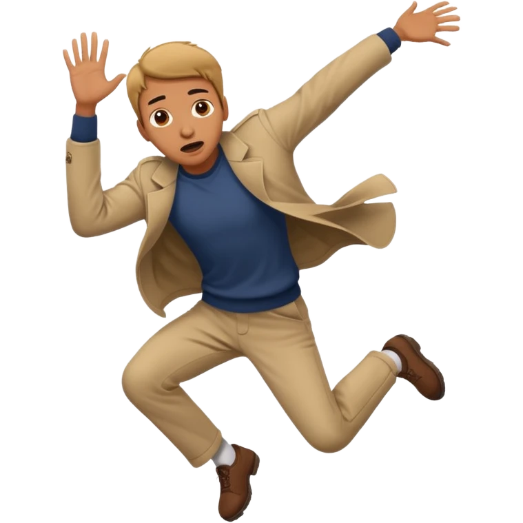 Fall over emoji