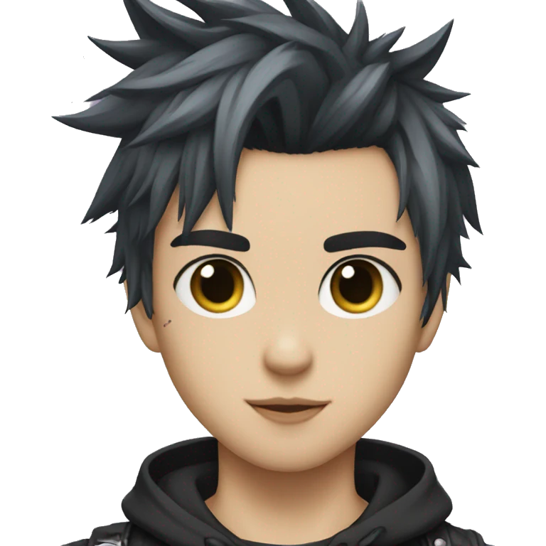 Cute Edgy Punk Attractive Catboy emoji