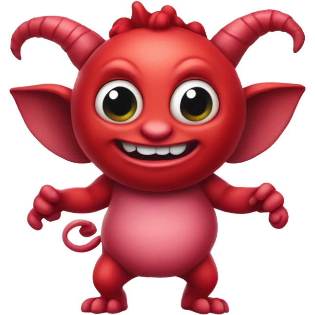  big fat red Valentine Imp emoji