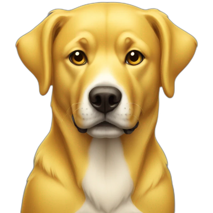 yellow dog emoji