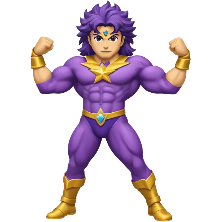 J’aimerais que tu me crées un emoji sur star Platinum dans jojo bizarre Adventure emoji