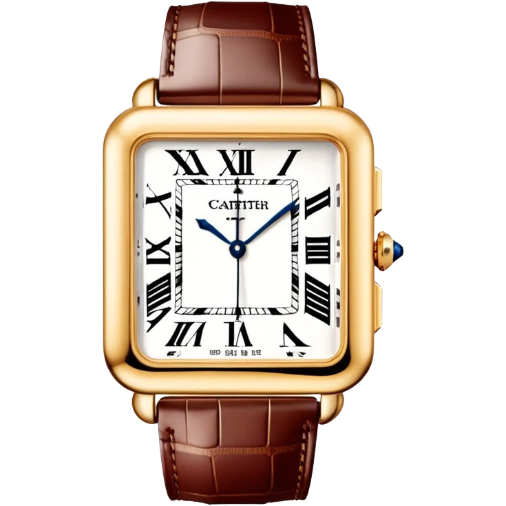 Cartier square watch  emoji