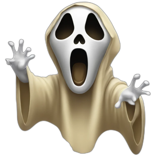 Ghostface Scream emoji