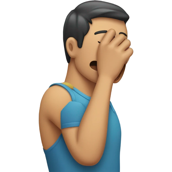 Sneezing in elbow emoji