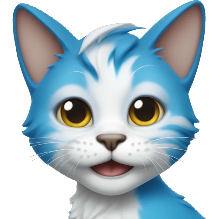 Smurf cat emoji