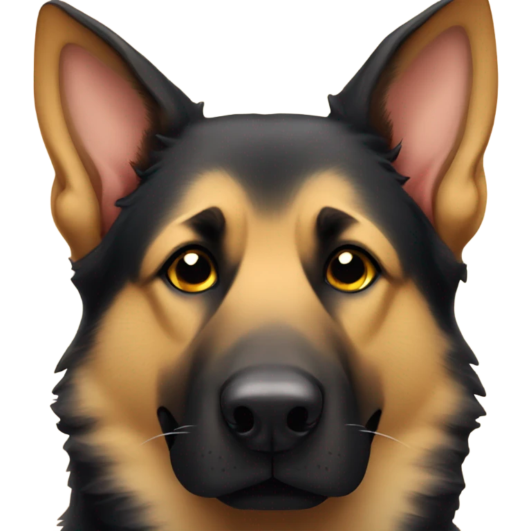 Sleepy German shepherd  emoji