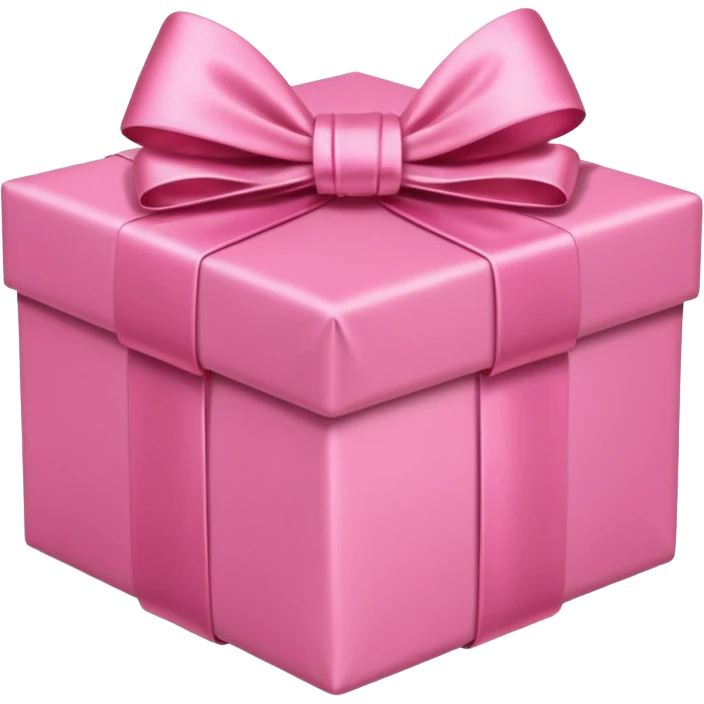 pink present with pink bow emoji