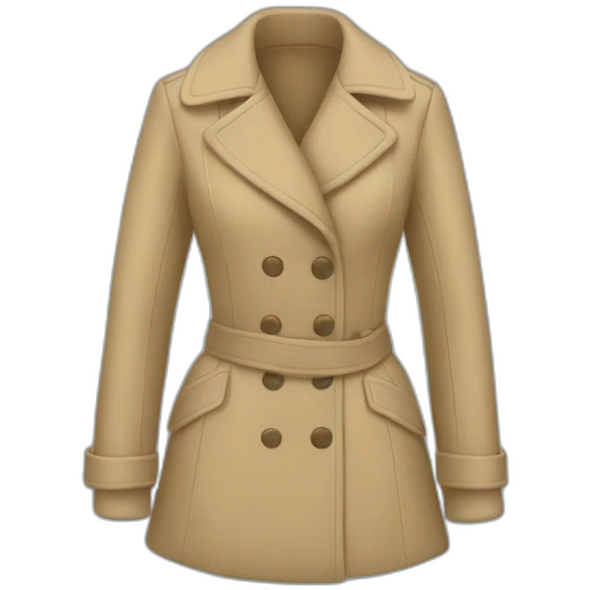 woman coat emoji