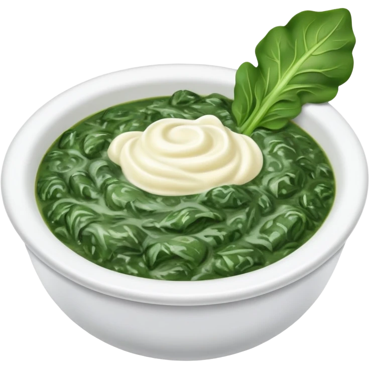 Creamed spinach  emoji