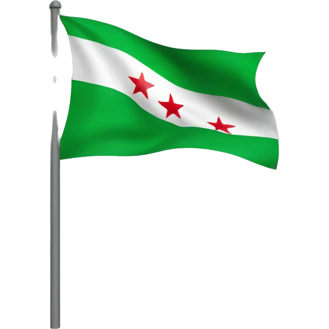 syria green flag emoji