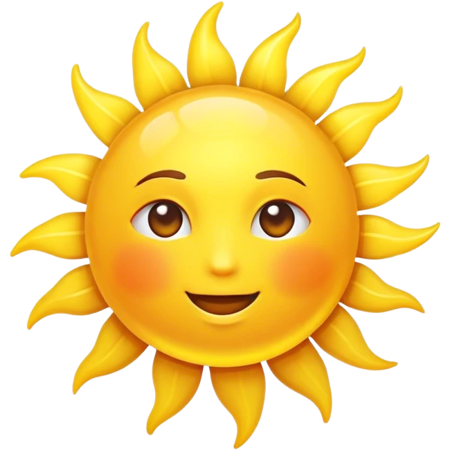 Sun  emoji
