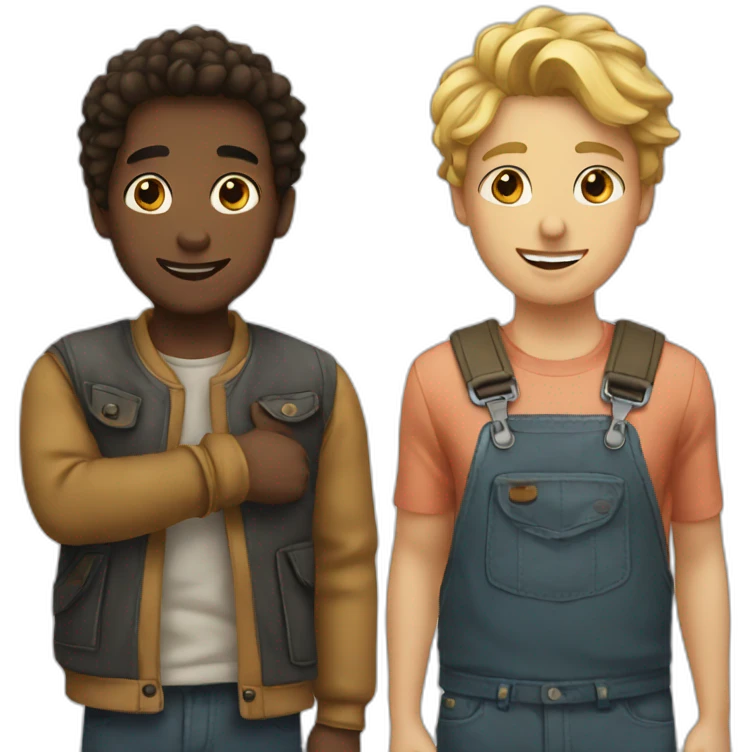 Two best friends emoji