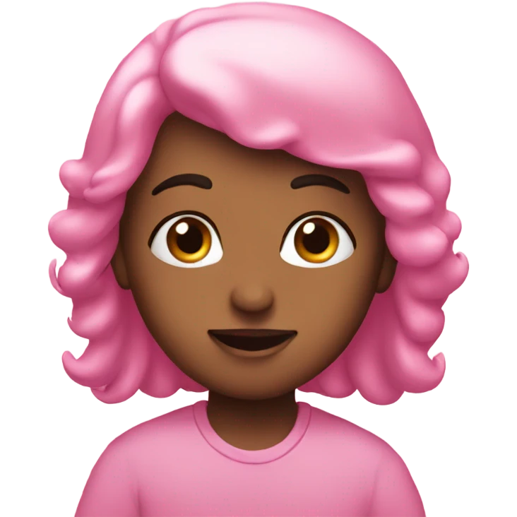Pink love emoji