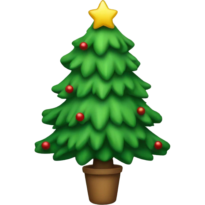 Christmas tree emoji