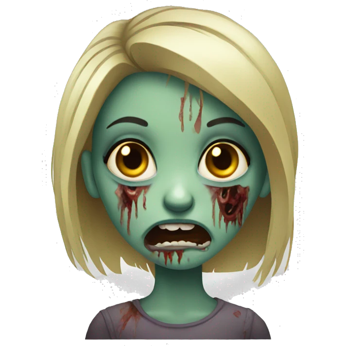 zombie girl emoji