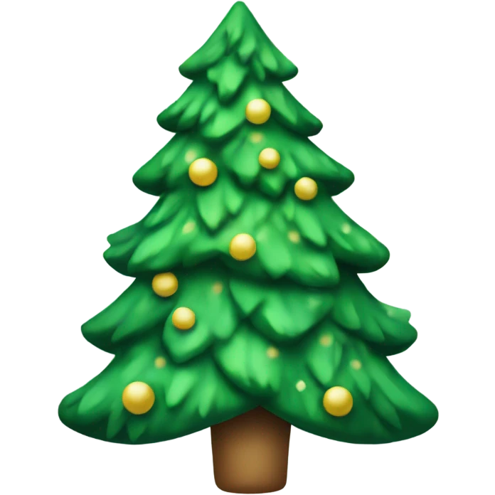 Christmas tree White bow emoji