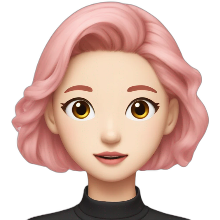 Blackpink rosé’s bonds hair emoji