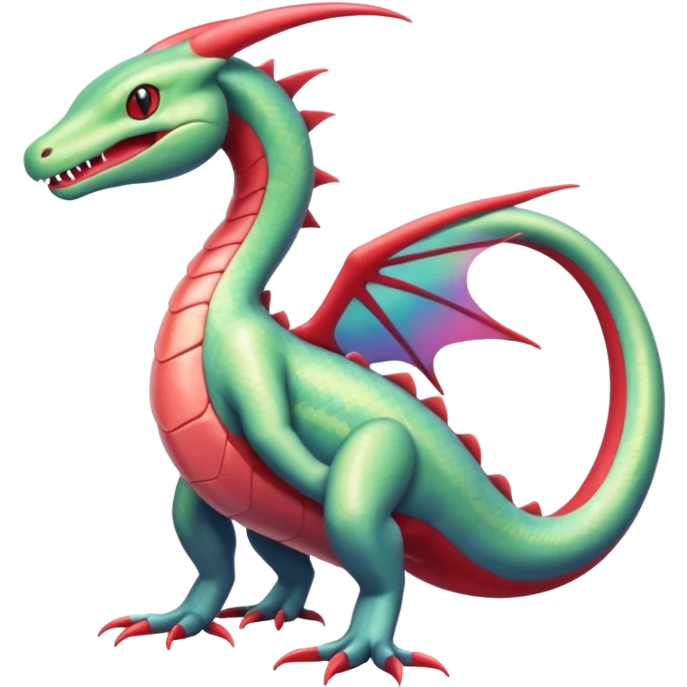 Salandit-Milotic-Flygon-Fakémon-hybrid-creature (full body)  emoji