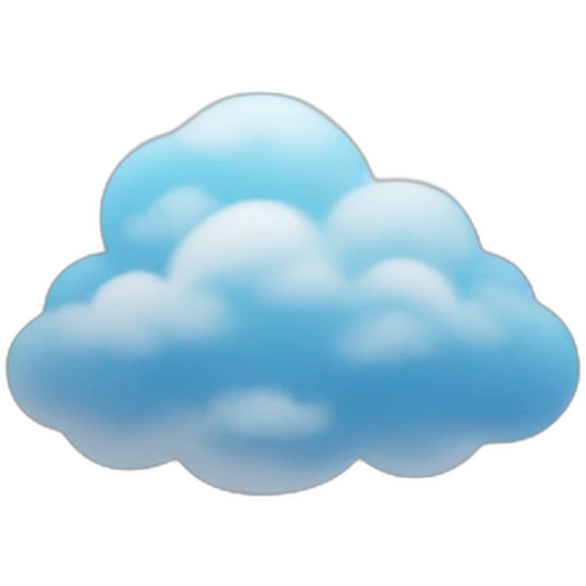 Cloud emoji
