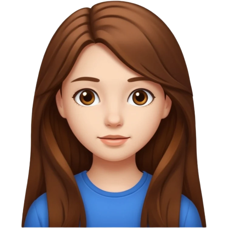 Tête jolie femme ado emoji
