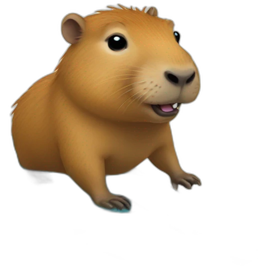 capybara surfing emoji