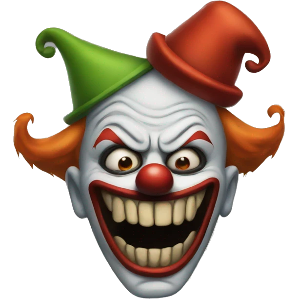 evil clown emoji