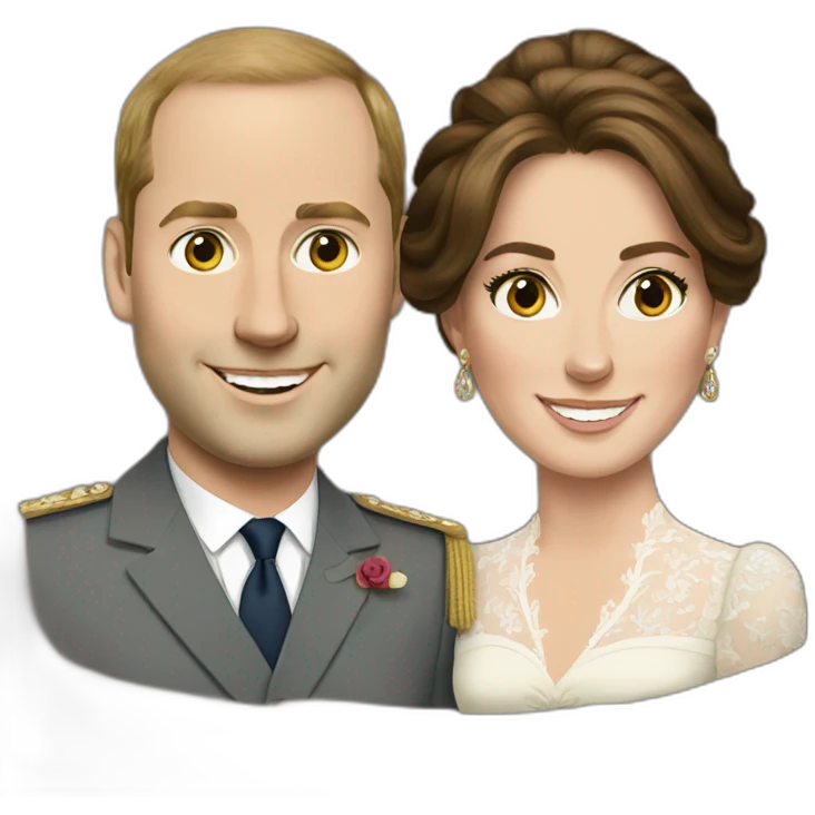 William and kate emoji