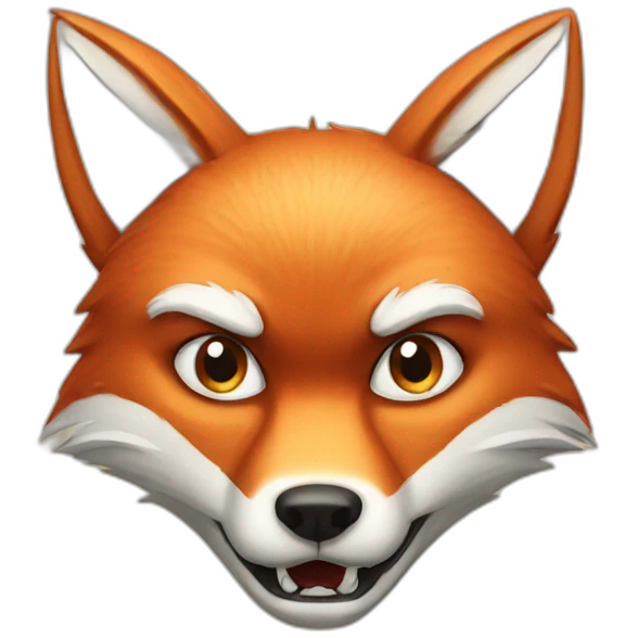 angry fox emoji