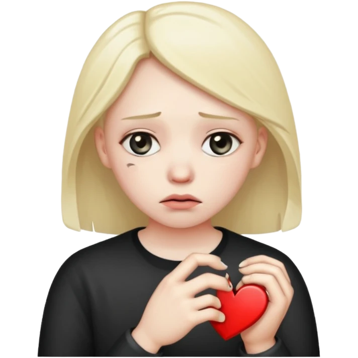  heart broken with ring emoji