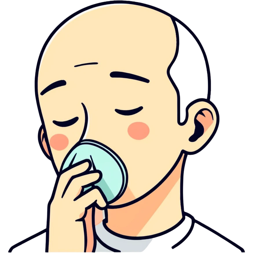 a person holding their nose emoji
