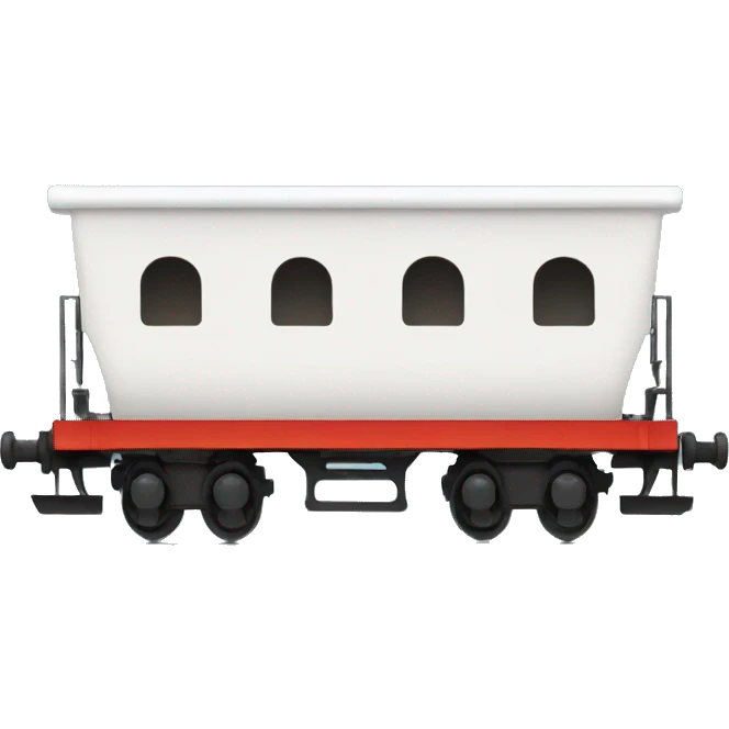 Open Train Wagon emoji