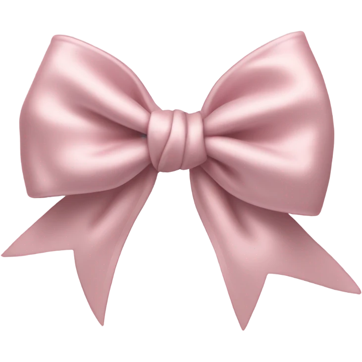 Pale Pink bow emoji