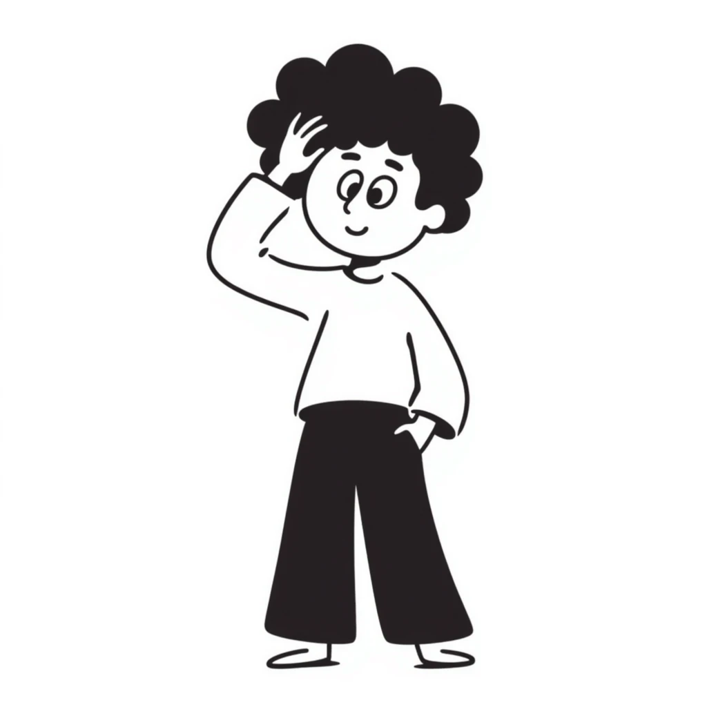 head scratching gesture with a confused look emoji