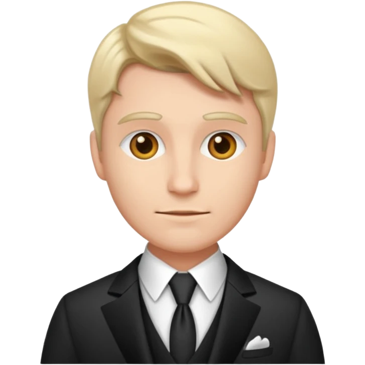 Dag in fancy suit emoji
