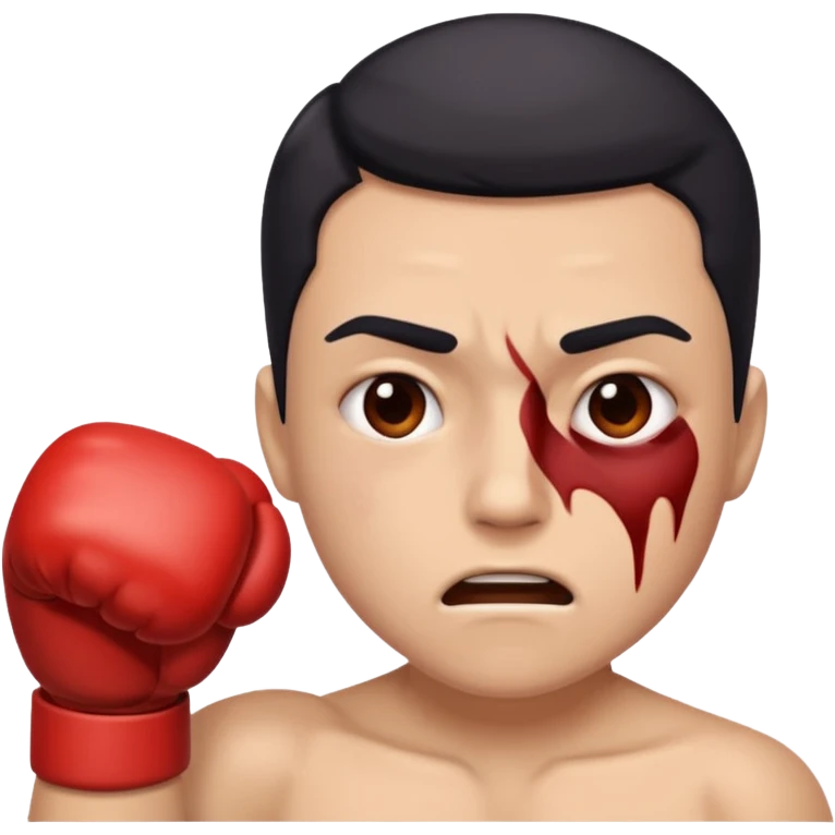 Getting punched in the face  emoji