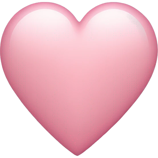 light pink normal heart emoji