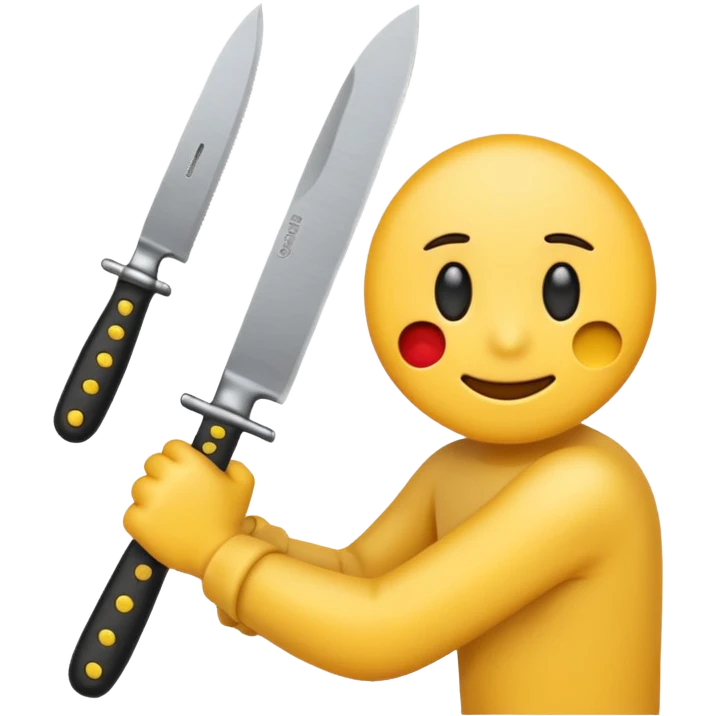 slitting my wrist normal round yellow emoji like traditional original emojis before the people ones with a knife, the one on the right is getting there, include a knife cutting a wrist  emoji