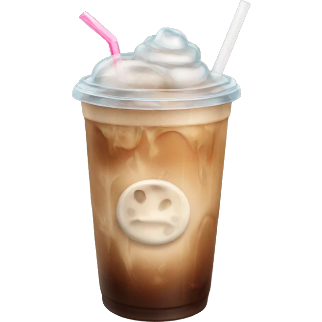 Iced coffee  emoji