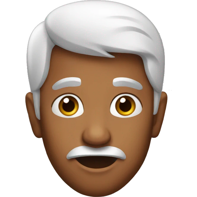 Indian man have a surprised  emoji