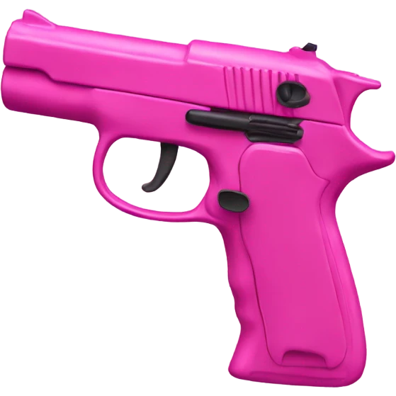 Pink gun emoji