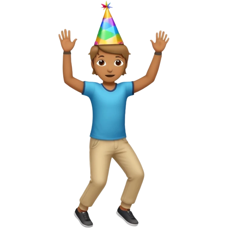 Dancing cartoon  emoji