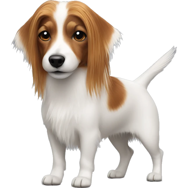 Jack russell long hair emoji