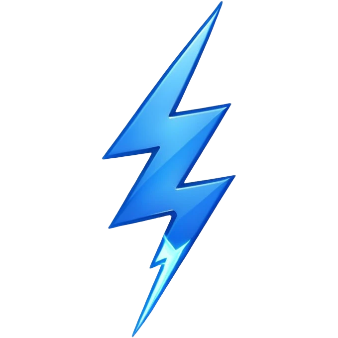 Lightning bolt emoji