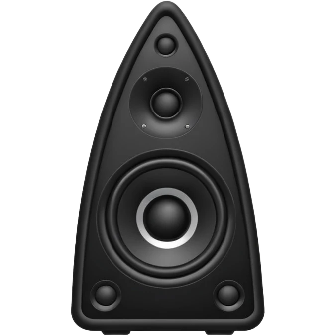 black speaker emoji