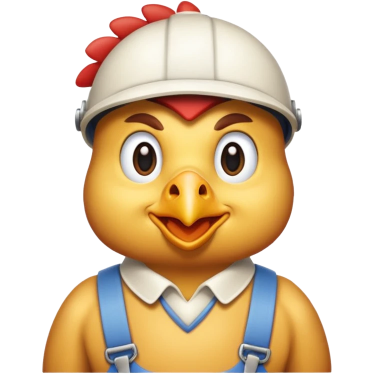 Chicken jockey emoji